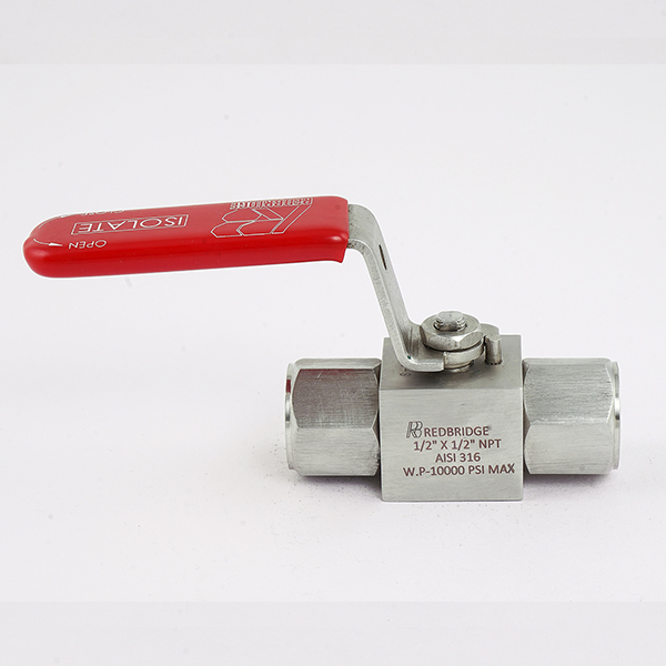 1/2" BALL VALVE ( FLAT HANDLE )