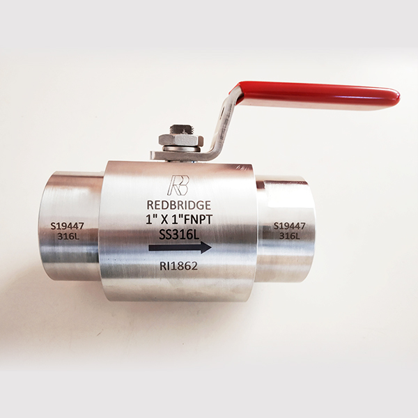 1" BALL VALVE WITH F X F NPT END CONNECTIONS