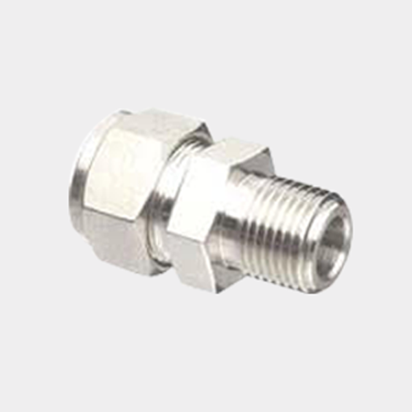 TUBE (T) X SCREWED (NPT) END COMPRESSION FITTING